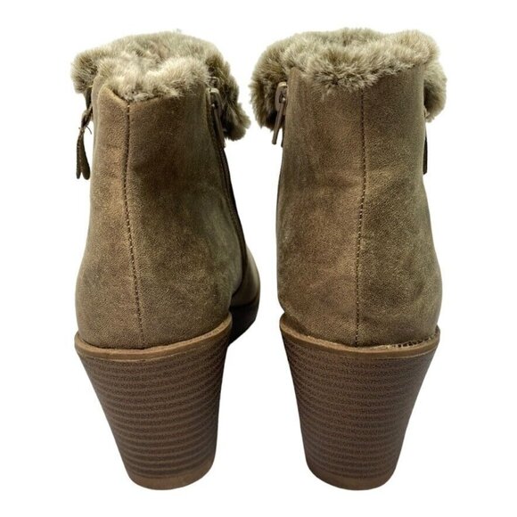 PB3 Lane Bryant Emma Fur Lined Wedge Ankle Bootie Women's 9Wide - Picture 5 of 10